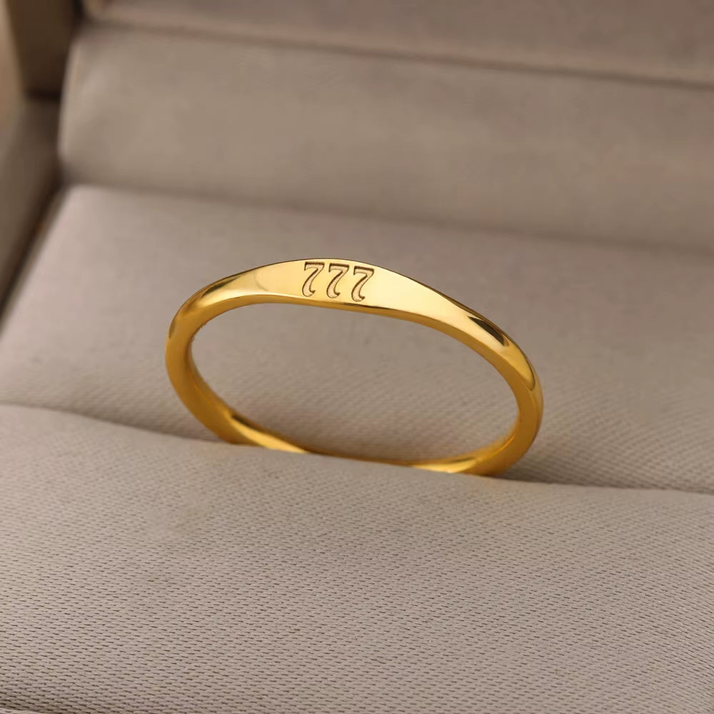 Meaningful 11:11 Angel Number Rings for Women Men Stainelss Steel round Ring Charm 11:11 Party Jewelry Birthday Gift